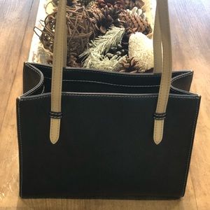 Ann Taylor Loft Leather Handbag
